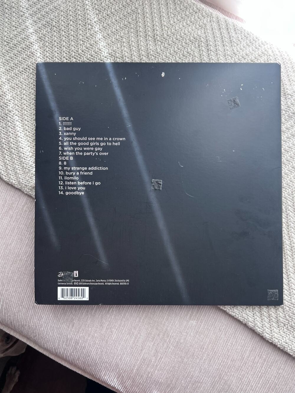 Billie Eilish When We All Fall Asleep Where Do We Go Clear Vinyl LP 2019 - Picture 4 of 10